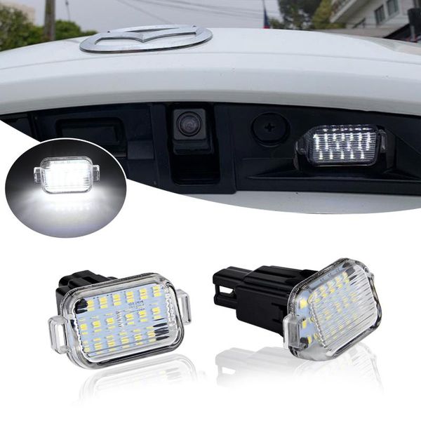 

emergency lights 2pcs error white led license plate light for a/t (aka 6) 2014-2021 3 hatchback
