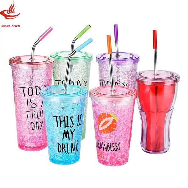 

drinking straws stainless steel with silicone tips for 20&30oz mugs reusable metal 2 pcs cleaner brush kit drinkware
