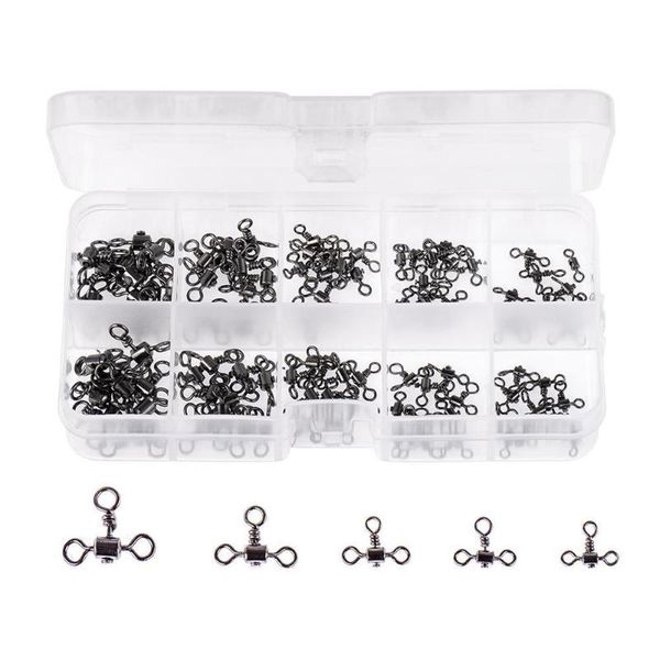 

connector fishing swivel barrel stainless freshwater hook carp ice swivels trout salt d7o8 hooks
