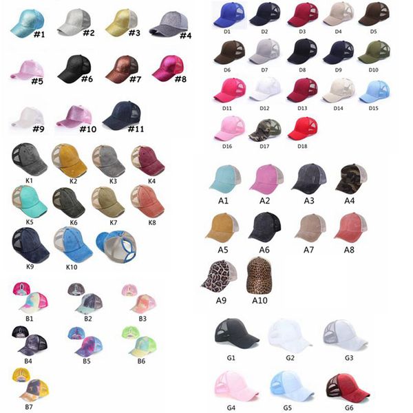 

washed ponytail baseball cap messy buns hats criss cotton visor cap hat outdoor snapbacks caps gga3506, Yellow