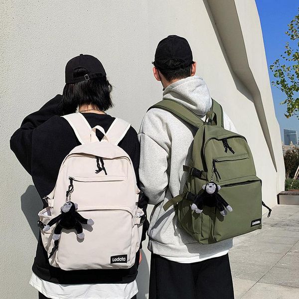 

backpack large capacity girls boys school waterproof nylon lapbagpack bags for women men couple travel backpacks
