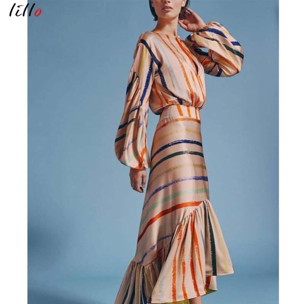 

casual dresses striped dress stitching lantern sleeve fashion unique design star style summer women wild, Black;gray