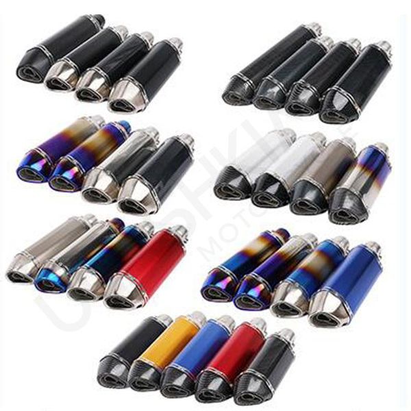 

motorcycle exhaust system universal muffler escape 304 steel with db-killer