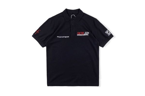 

tee polo shirt from vintage, White;black