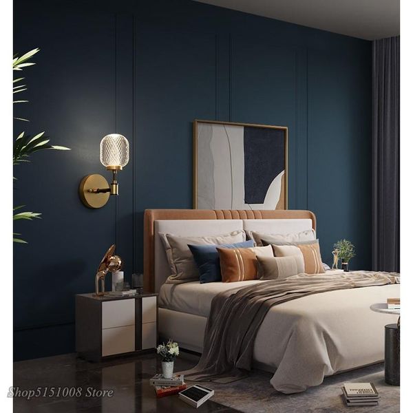 

wall lamp modern full copper luxury led lamps living room background bedroom bedside lights study decor lighting