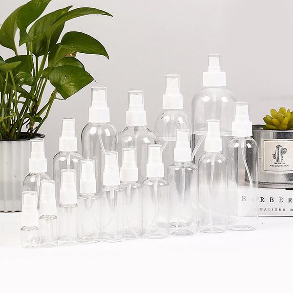 

storage bottles & jars 50 pcs/lot 5 10 20 30 60 100 120 150 200ml clear plastic spray perfume empty cosmetic container