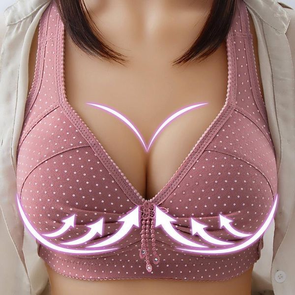 

camisoles & tanks women thin bra comfortable bras large size wireless underwear push up anti-sag lingerie girls brassiere soft, Black;white