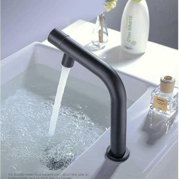 

single cold wash basin black faucet bathroom kitchen creative sink faucets