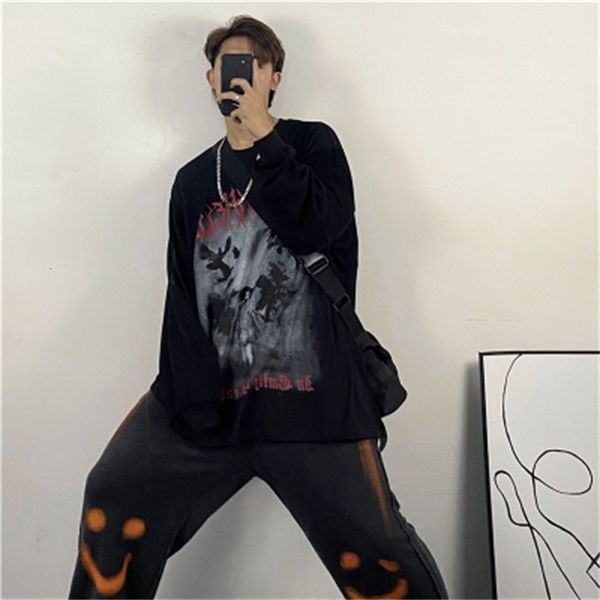

t shirts summer short-sleeved t-shirt students half-sleeved loose-fitting trendy five-point sleeves, White;black