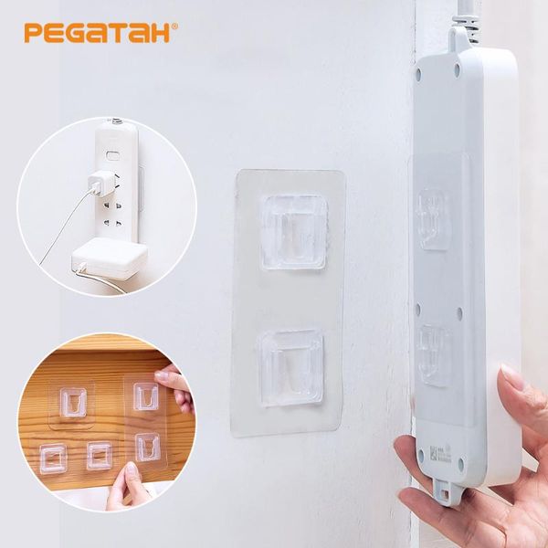 

hooks & rails wall key holder housekeeper on hanger strong transparent suction cup sucker for kitchen bathroo