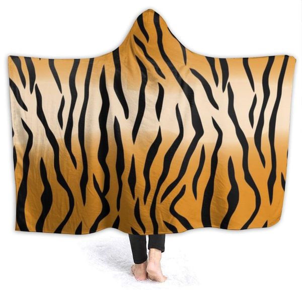 

blankets tiger blanket cute hooded bedspread fleece all weather soft