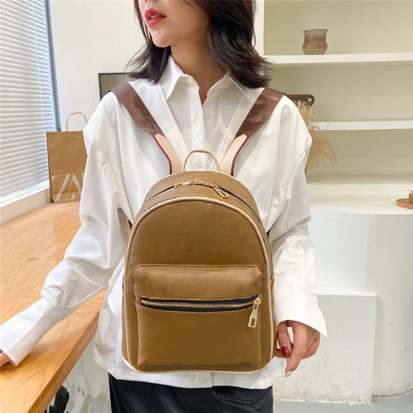 Weihnachten 22SS Frauen Rucksack Dame Echtes Leder Designer Rucksäcke Mode Rucksack Fow Männer Handtaschen Presbyopic Mini Schulter Geldbörse Cross Body Bag