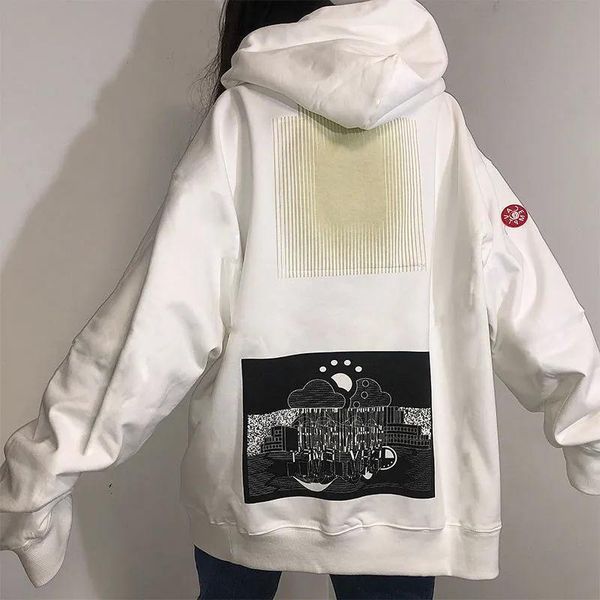 

women's hoodies & sweatshirts women hoodie korean winter loose oversized long-sleeved hooded sweatshirt girl top, Black