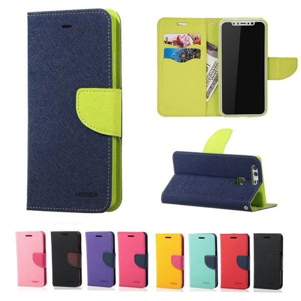 

flip stand wallet card slots leather phone cases with p frame cover for iphone 11 12 13 pro xr xs max 7 8 plus samsung galaxy note 9 s10 s20