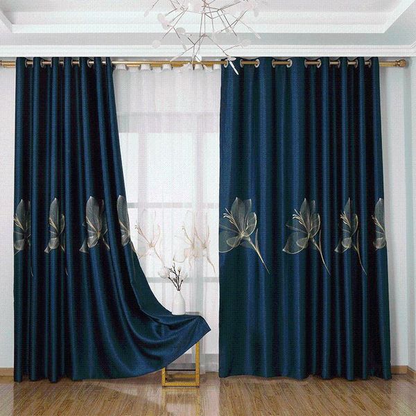 

flower chinese modern simple curtain shading finished custom curtains for living dining room bedroom & drapes