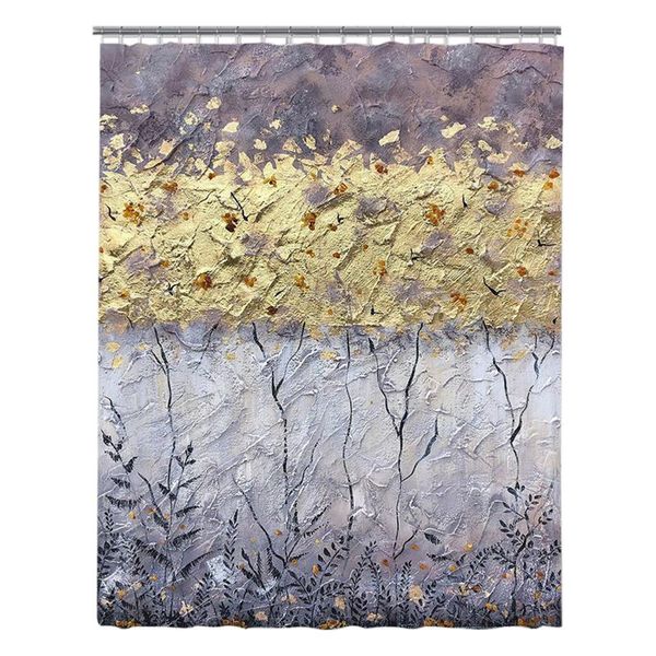 

shower curtains fashion home bathroom decor accessories 180x180cm nature landscape soft washable curtain modern with hooks polyester