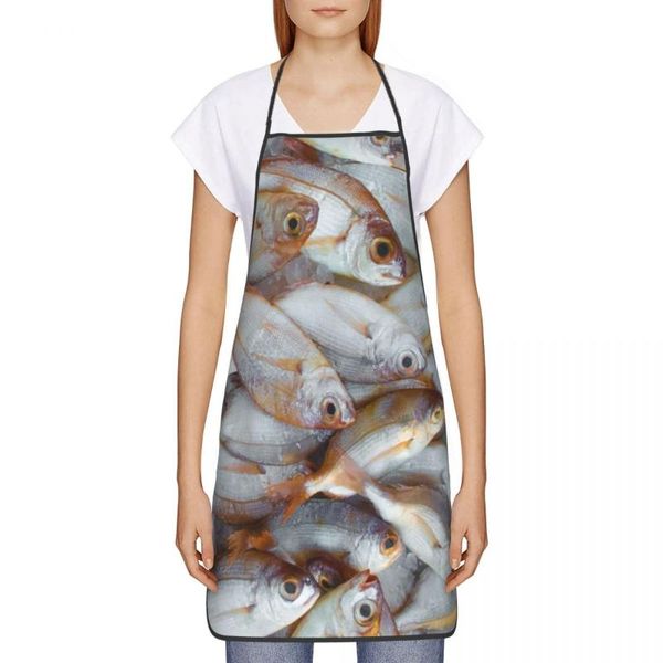 

aprons fish kitchen oil resistant wreath beef restaurants for women 72*52cm