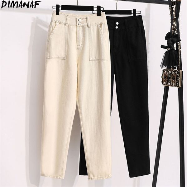 

plus size women jeans high waist denim cotton female elastic straight solid japanese spliced large pants oversize s-5xl 210531, Blue