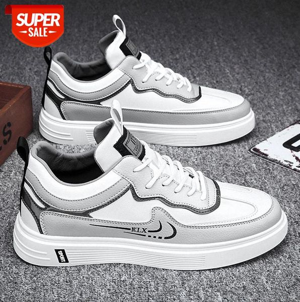 

men's shoes all-match white youth students sports board net celebrity casual #pd9e