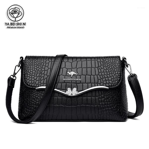 

evening bags style multi-color fashion small square bag high-quality leather ladies purse lychee stone designer women's shoulder1
