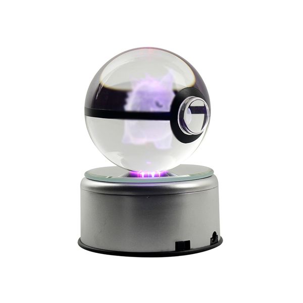 

sae crysta ba aser engraving 3d gass sphere with ed ight base goba home decor birthday christmas gifts