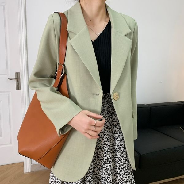 

women's suits & blazers autumn coat turn down collar solid color blazer feminino vintage ladies casaco for clothes 2un4, White;black