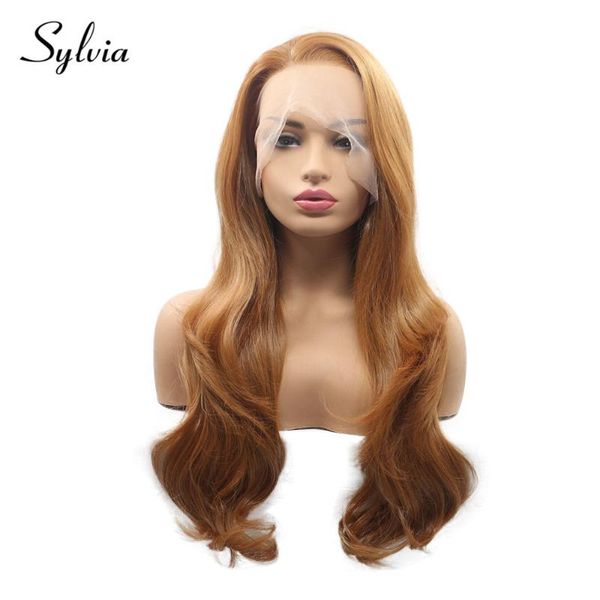 

synthetic wigs full lace 613 honey blonde glueless cosplay body wave heat resistant colored wig ginger orange lolita for women, Black