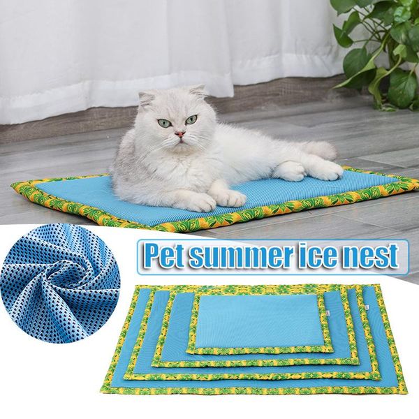 

kennels & pens pet summer ice cold mat cooling sleeping daily necessities kennel nest for e2s
