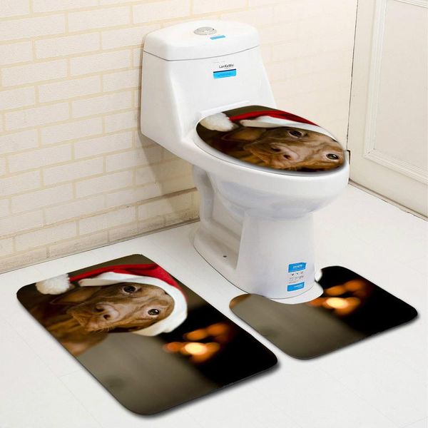 

bath mats 3d dog pattern mattress bathroom products mat rug for toilet