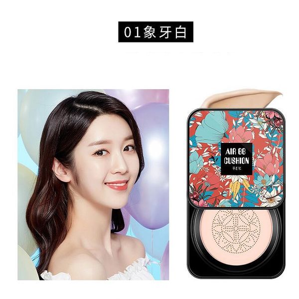 

bb air cushion foundation mushroom head cc cream concealer whitening makeup cosmetic waterproof brighten face base tone