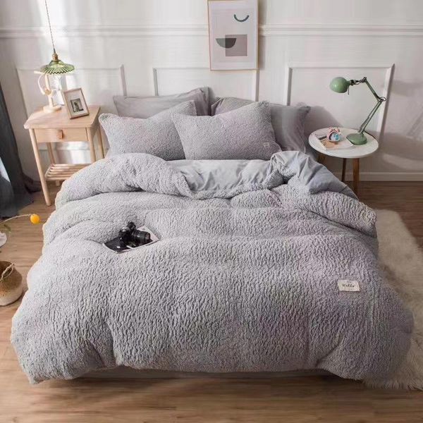 

bedding sets 4 pcs coral velvet quilt cover set pillow bed sheet bedspread