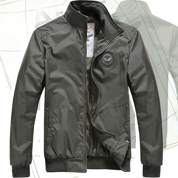 

men's jackets cool flight jacket mens fashion clothing trends outdoor casual spring and autumn bomber, Black;brown