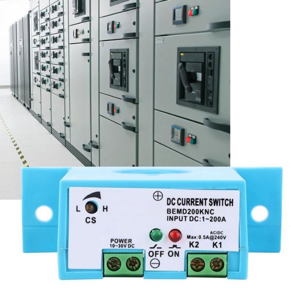 

smart home control 1~200a 10~30v current sensing switch flameproof adjustable induction selfpowered normally open/off