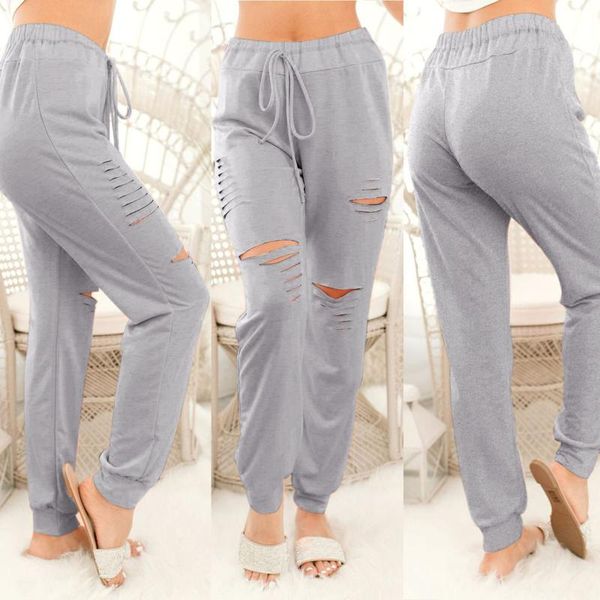 

women's pants & capris hirigin women sweatpants high waist sport running gym stretch sports casual ladies girls drawstring long joggers, Black;white