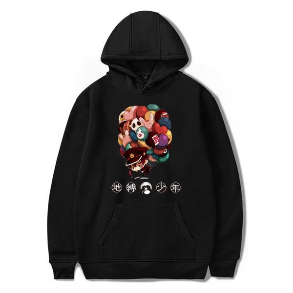 

men's hoodies & sweatshirts 2021 japan anime toilet-bound hanako kun hoodie men/women hip hop casual loose harajuku sweatshirt streetwe, Black