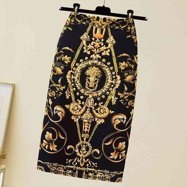 

pencil cartoon desinger ]high womens skirt waist slim young girl summer large size japan female falda, Black