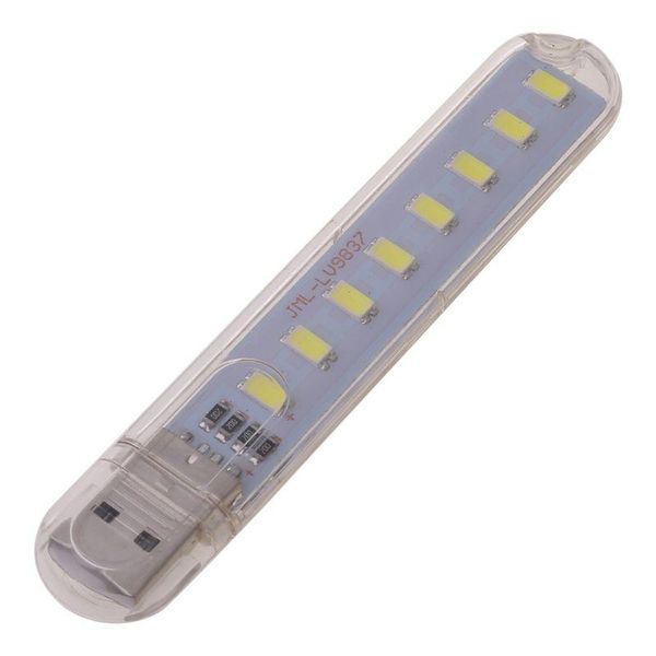 

strips 40je mini portable bright 8 led light usb lamp for pc desknotebook lapreading