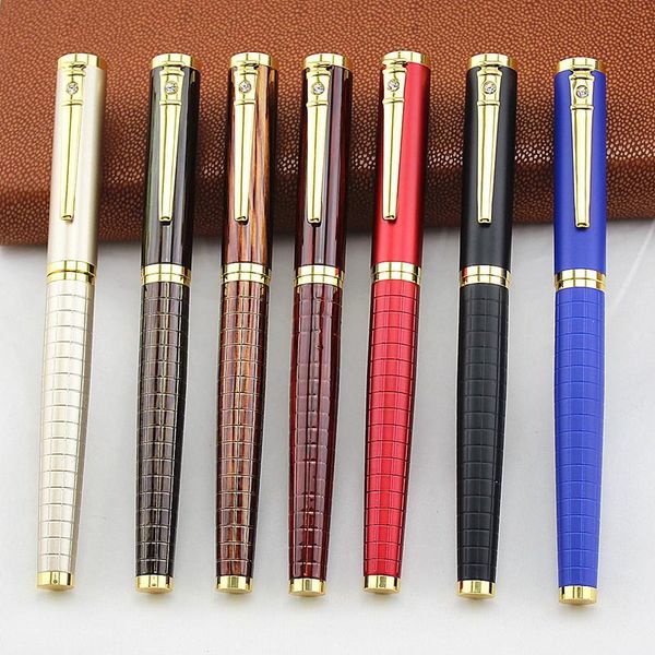 

gel pens dika wen chessboard black metal rollerball pen 0.5mm fine point smooth writing ink business office with gift case