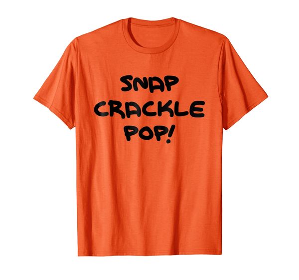 

snap crackle pop t-shirt, White;black