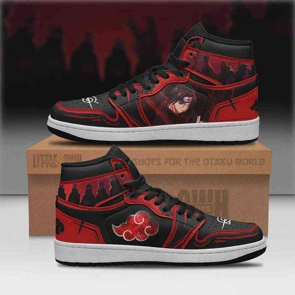 

couples shoes custom printed akatsuki itachi uchiha anime sneakers mens sport footwear diy trainers