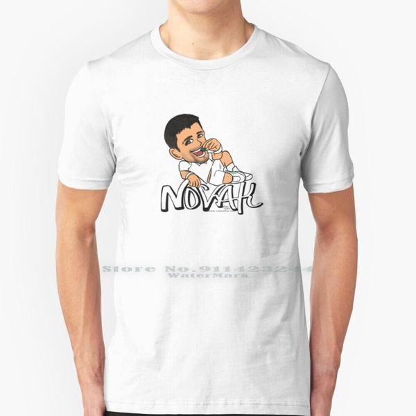 

men's t-shirts novak djokovic nole t shirt 100% pure cotton tennis atp creative trending vintage cool gift euro us size big, White;black