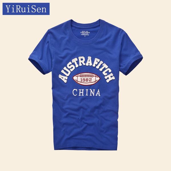 

men's t-shirts yiruisen brand 100% cotton mens t shirts casual comfortable soft embroidery o-neck style short sleeve 2021 summer sell, White;black