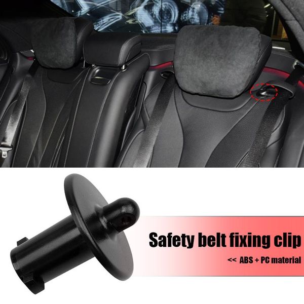 

safety belts & accessories car rear seat belt guide cable fixing tie buckle for - s-class w222 2014-2021 safe clip auto interior
