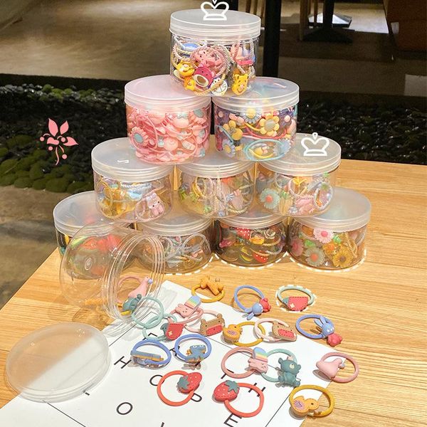 

hair accessories baby girls cute elastic bands scrunchies kids gifts ponytail holder rubber gum ties children, Slivery;white