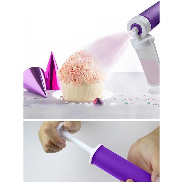 

spray guns cake coloring duster baking tube tool manual watering can decorating tools disposable gloves