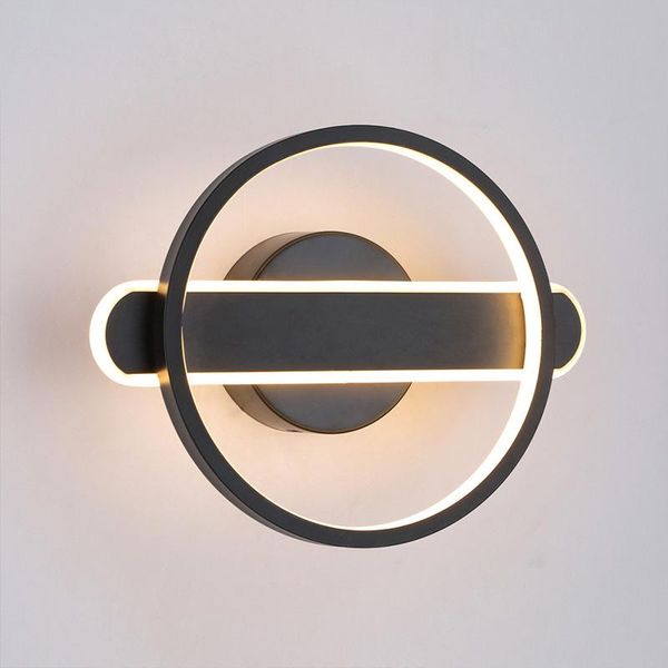 

modern minimalist led living room el bedside wall lamp personality aluminum aisle corridor entrance staircase