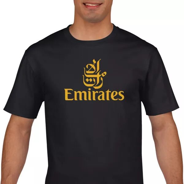 

emirates airline t shirt - emirates t shirt - aviation t shirt, White;black