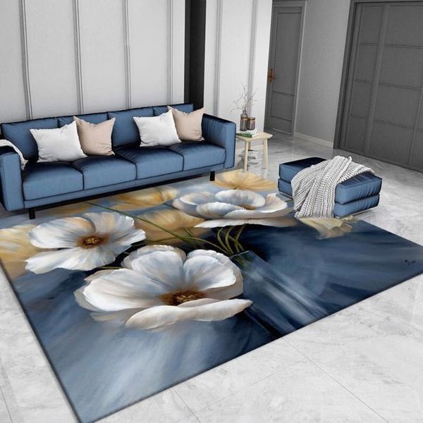 

carpets abstract art hallway rug 3d flower for living room bedroom area rugs kitchen anti-skid doormat el corridor toilet mat
