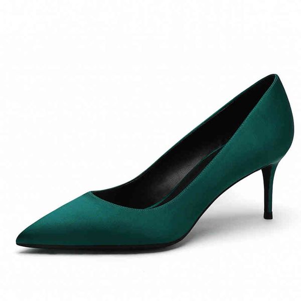 

dress shoes spring autumn women 6cm high heels ladies pumps whie red black green female office pointed toe big size m0035 s1gw
