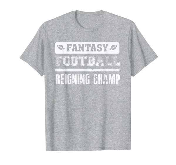 

fantasy football reigning champ champion - league winner t-shirt, White;black